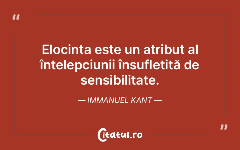 Citat Immanuel Kant - citate viata
