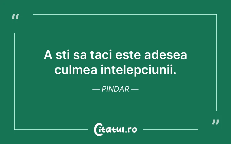 Citat Pindar - citate viata