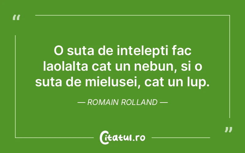 Citat Romain Rolland - citate viata