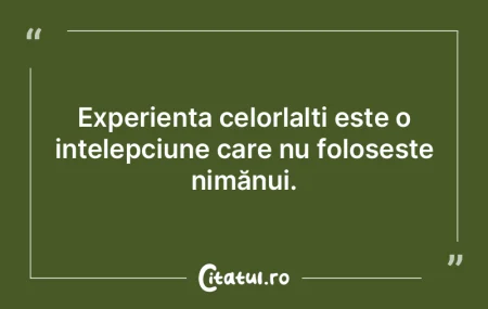 Intelepciunea nu consta in a distruge id... Intelepciunea nu consta in a distruge id...