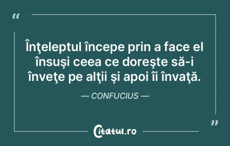 Putem învăţa înţelepciunea prin tre...