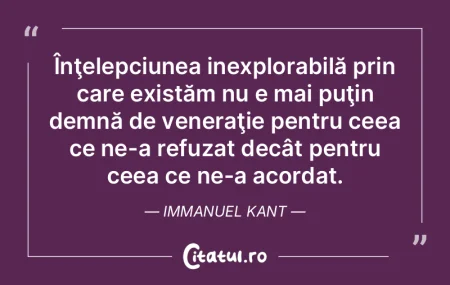 Bunătatea reprezintă cea mai profundă...