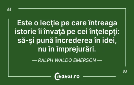 Un autocontrol atent e rădăcina înţe...