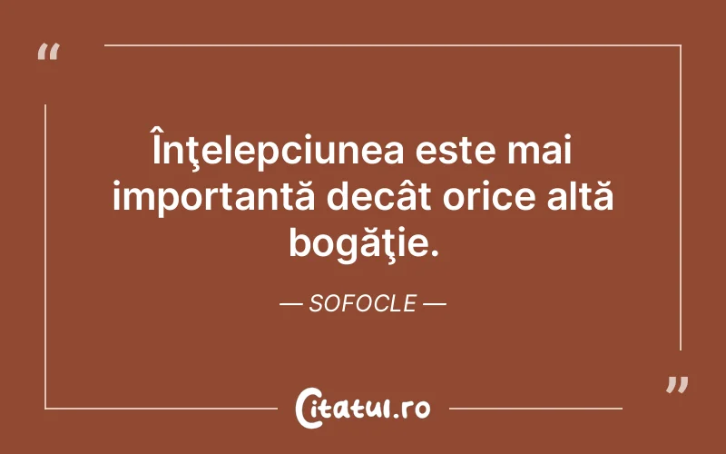 Citat Sofocle - citate viata