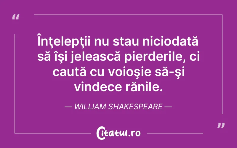 Citat William Shakespeare - citate viata