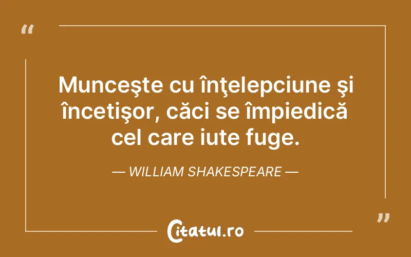 Citat William Shakespeare - citate viata