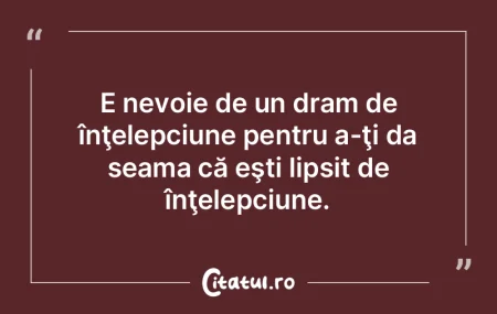 Fii rapid ca să înveţi şi înţelept... Fii rapid ca să înveţi şi înţelept...