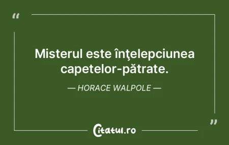 Înţeleptul vede viitorul chiar şi în...