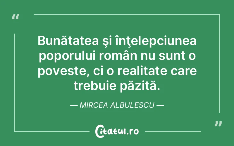 Citat Mircea Albulescu - citate viata