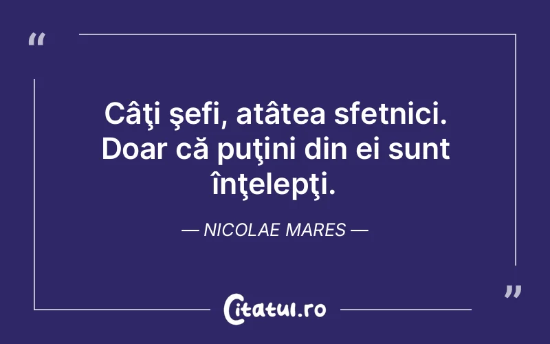 Citat Nicolae Mares - citate viata