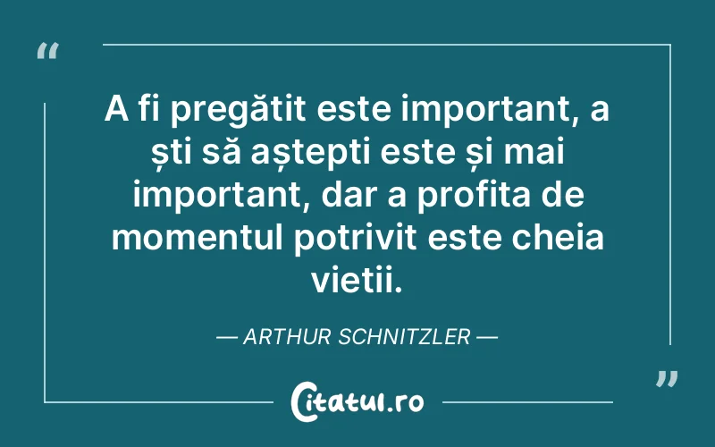 Citat Arthur Schnitzler - citate viata