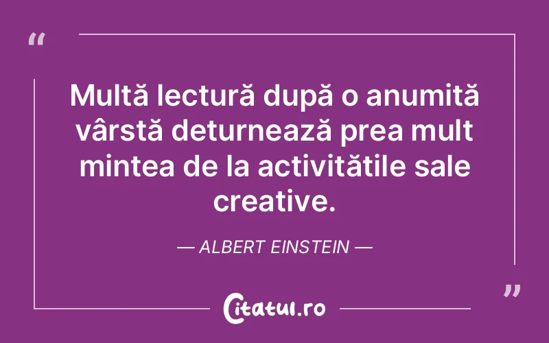 Citat Albert Einstein - citate viata