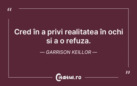 Daca am putea sa ne vedem cu ochii celor...