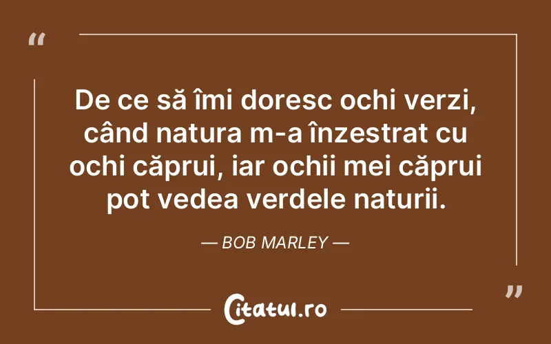 Citat Bob Marley - citate viata