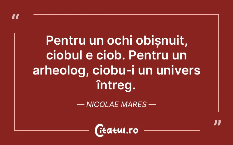Citat Nicolae Mares - citate viata