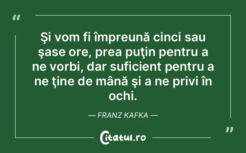 Citat Franz Kafka - citate viata