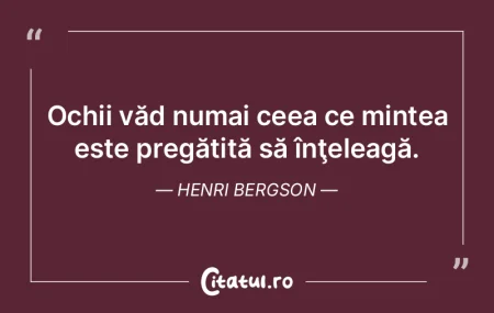 Ochiul este giuvaerul corpului. Henry Da...