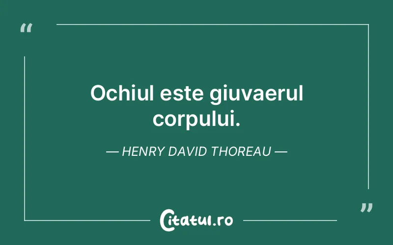 Citat Henry David Thoreau - citate viata
