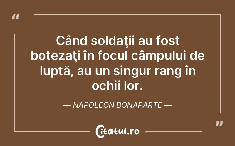Citat Napoleon Bonaparte - citate viata