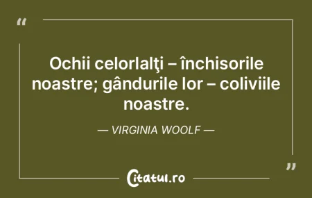 Nu zărim natura prin ochii noştri, ci ... Nu zărim natura prin ochii noştri, ci ...