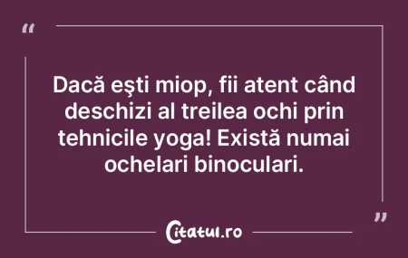 Ca să crezi în sloganurile propagandei...