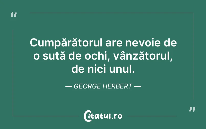Citat George Herbert - citate viata