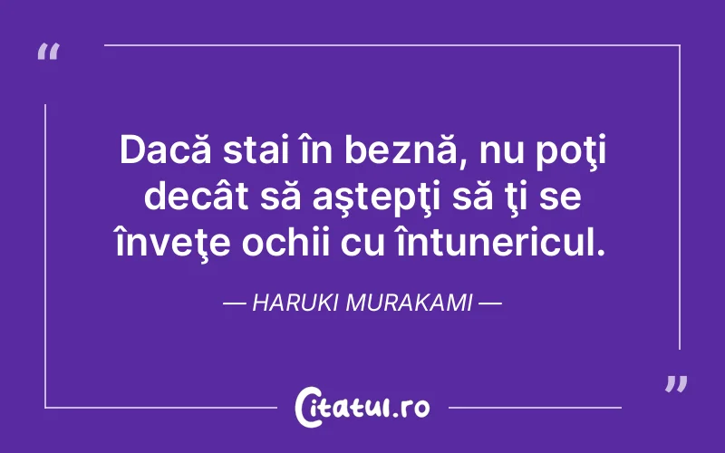 Citat Haruki Murakami - citate viata