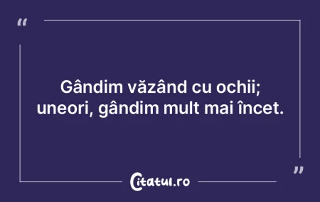 Nimeni nu-şi poate nimeri ţinta cu och...
