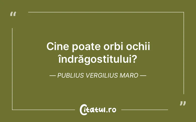 Citat Publius Vergilius Maro - citate viata