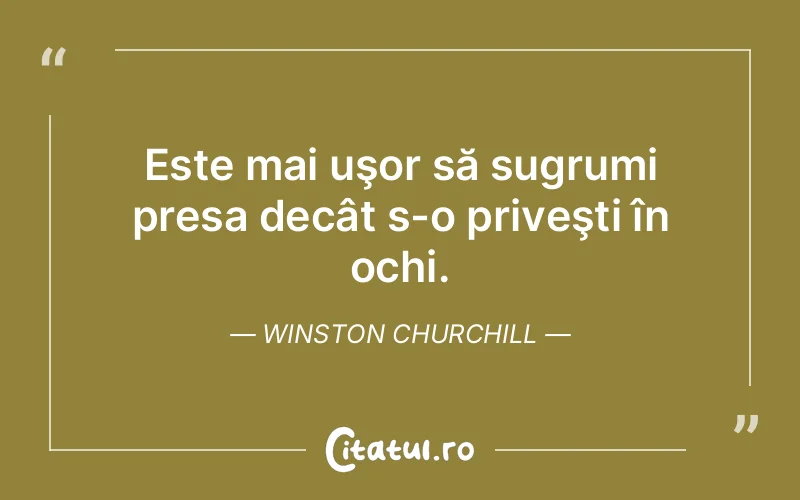 Citat Winston Churchill - citate viata