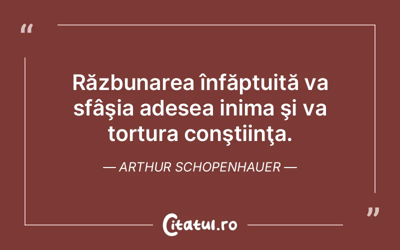 Citat Arthur Schopenhauer - citate viata