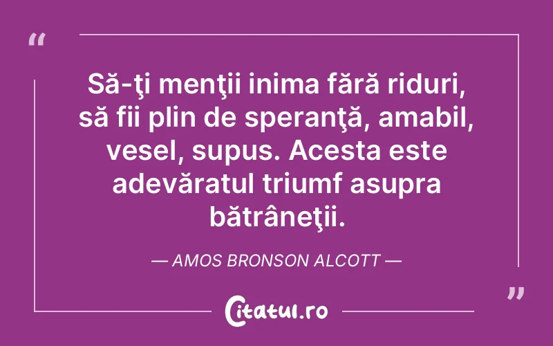 Citat Amos Bronson Alcott - citate viata