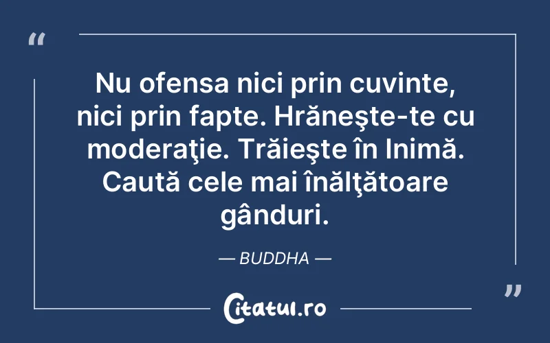 Citat Buddha - citate viata