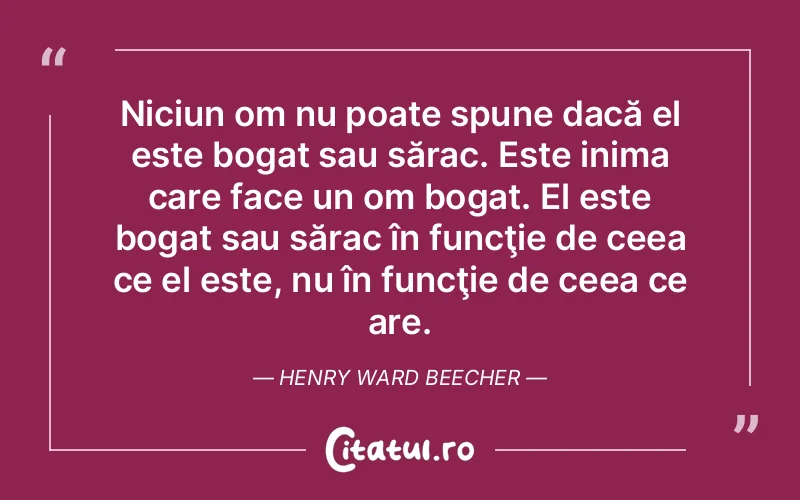 Citat Henry Ward Beecher - citate viata