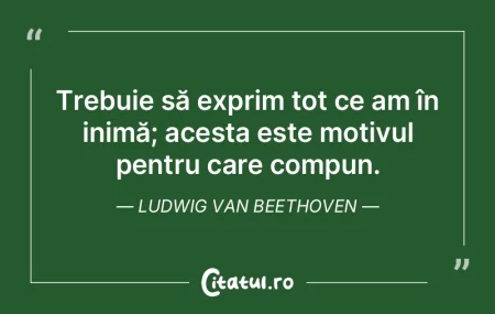 O inimă generoasă şi nobilă nu se cu... O inimă generoasă şi nobilă nu se cu...