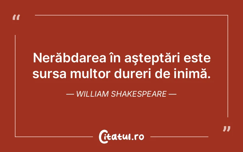 Citat William Shakespeare - citate viata