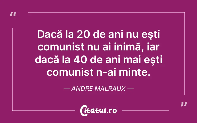 Citat Andre Malraux - citate viata