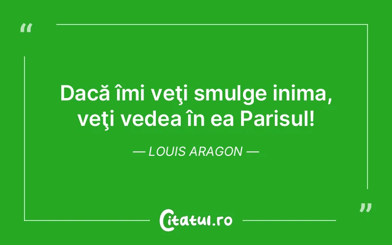 Citat Louis Aragon - citate viata