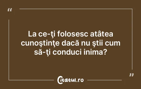 Am inima împietrită. În fiecare zi î... Am inima împietrită. În fiecare zi î...