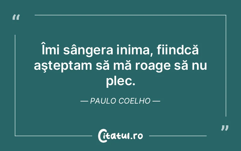 Citat Paulo Coelho - citate viata