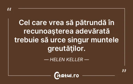 Singurătatea este o operă de convertir... Singurătatea este o operă de convertir...