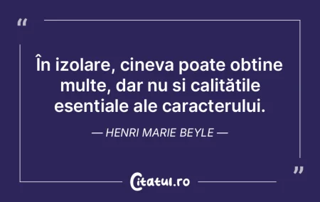Singuratatea este atat de necesara pentr... Singuratatea este atat de necesara pentr...