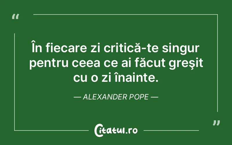Citat Alexander Pope - citate viata