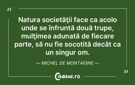 Scopul singurătăţii e unul singur: sÄ... Scopul singurătăţii e unul singur: sÄ...