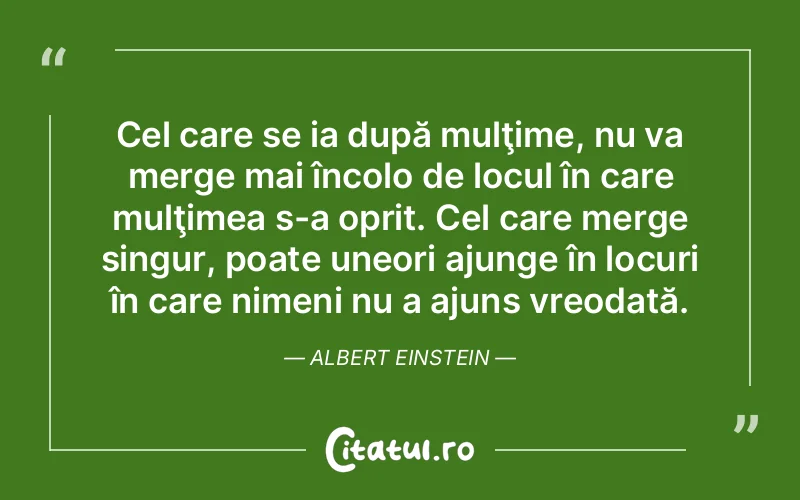 Citat Albert Einstei - citate viata