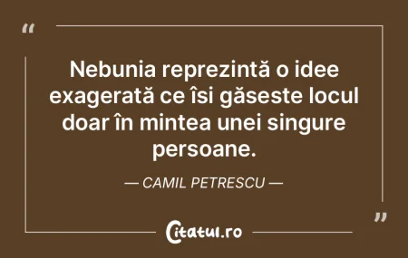 Singurătatea este pentru mine ca o vind... Singurătatea este pentru mine ca o vind...