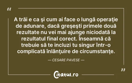 Nu există o singurătate mai cruntă de... Nu există o singurătate mai cruntă de...