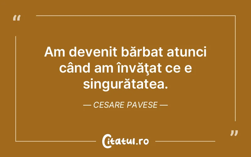 Citat Cesare Pavese - citate viata