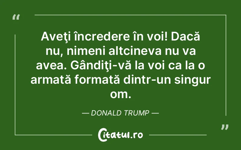Citat Donald Trump - citate viata