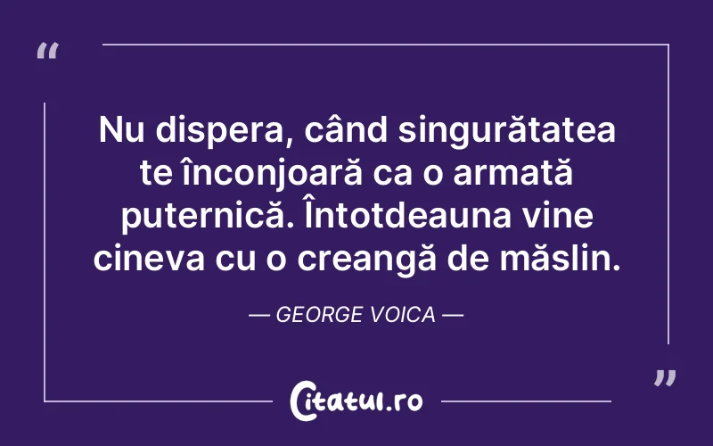 Citat George Voica - citate viata